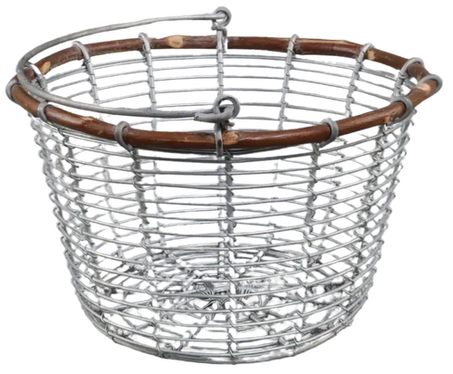 Wire Egg Basket With Handle