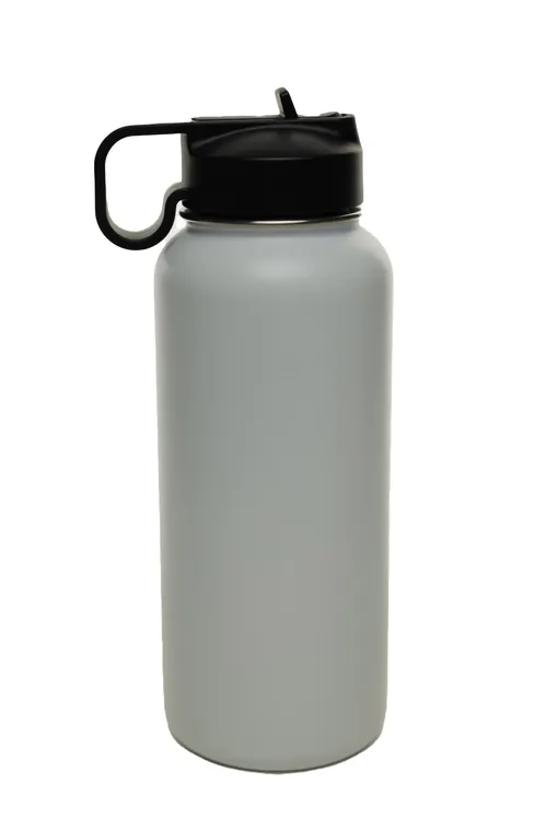 Cloud White Metal Water Bottle