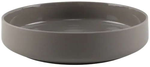 Charcoal Beige Ceramic Pasta Bowl