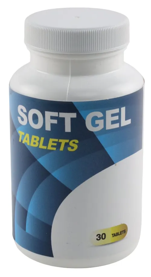 Generic Soft Gel Tablets Bottle