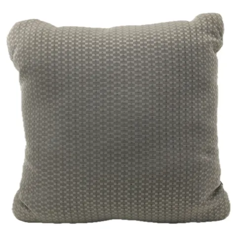 Light Grey Patterned Throw Pillow