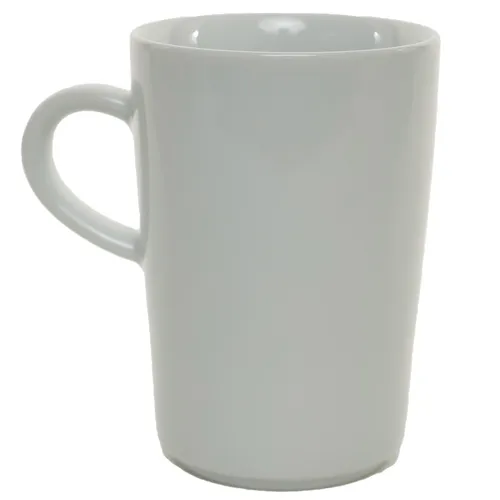 Tall White Ceramic Mug