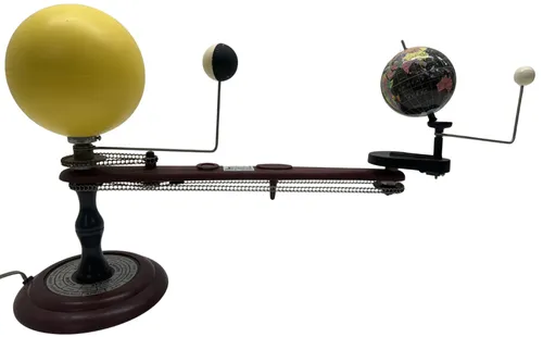 Vintage Chain Driven Illuminated Planetarium Model