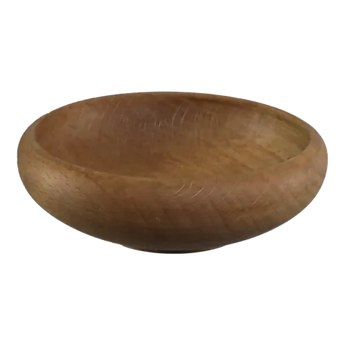 Matte Walnut Wood Small Bowl
