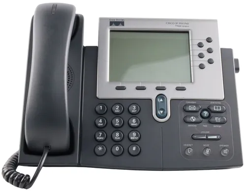 Dark Grey & Silver Multi Line Phone
