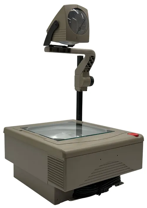 Beige Overhead Projector