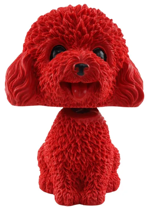Bright Red Dog Bobblehead