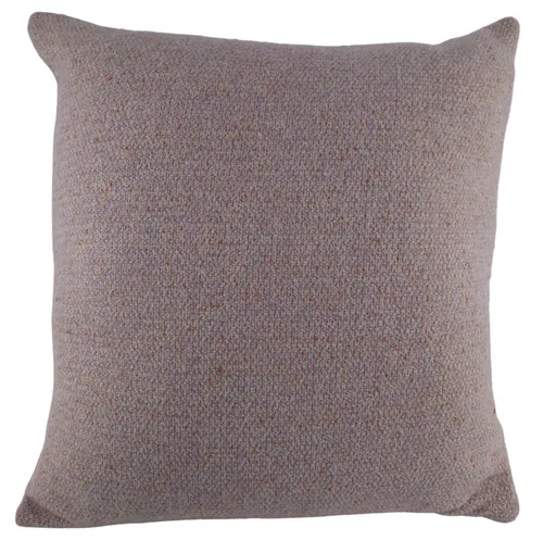 Mauve Knit Throw Pillow