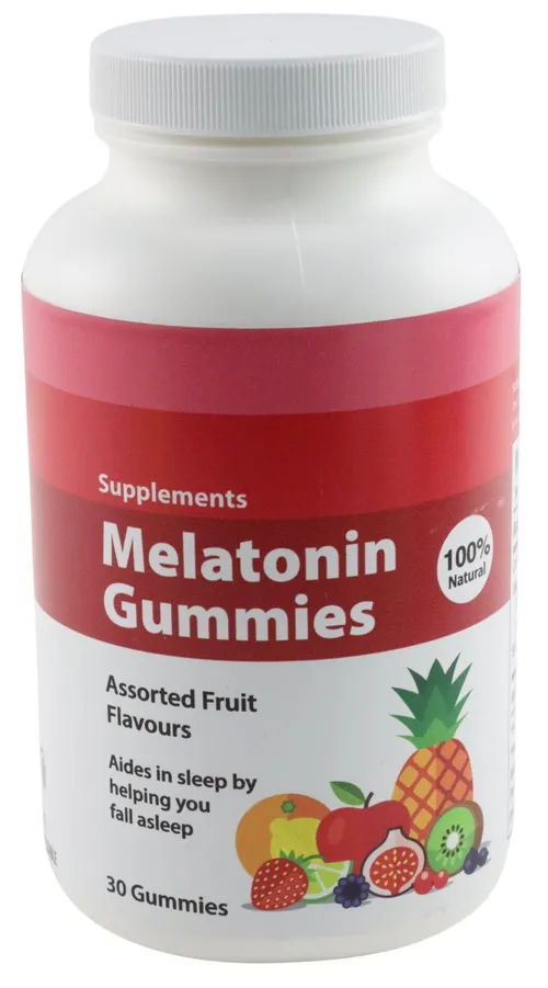 Generic Melatonin Gummies Container - Large