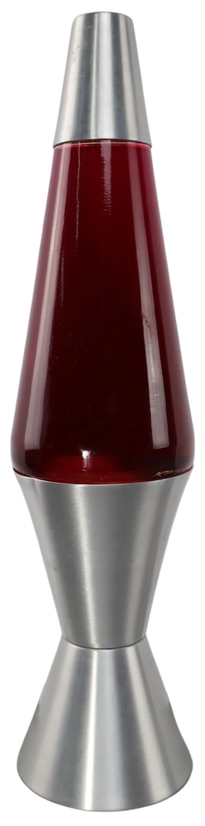 Silver & Red Lava Lamp