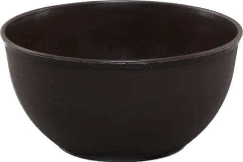 Small Brown Plastic Serving Bowl