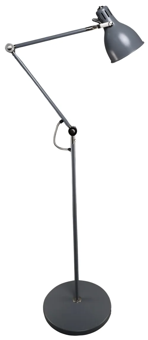Grey Articulating Floor Lamp