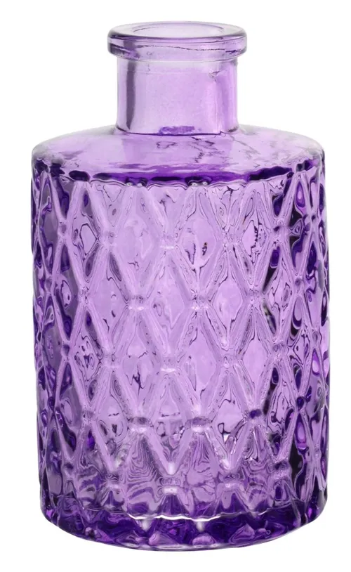 Purple Clear Glass Vase Collection - I