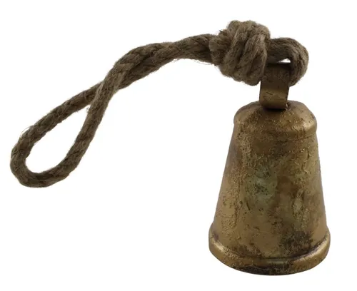 Antique Rustic Iron Cowbell 