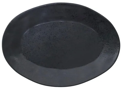 Marin Matte Black Stoneware Serving Platter