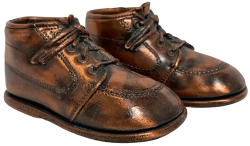 Bronze Plated Baby Shoes