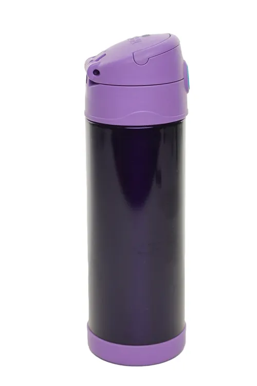 High Gloss Royal Purple Metal Travel Mug Thermos