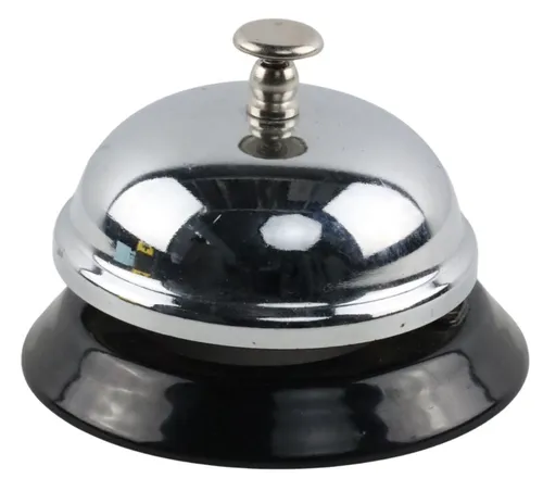 Chrome & Black Call Bell
