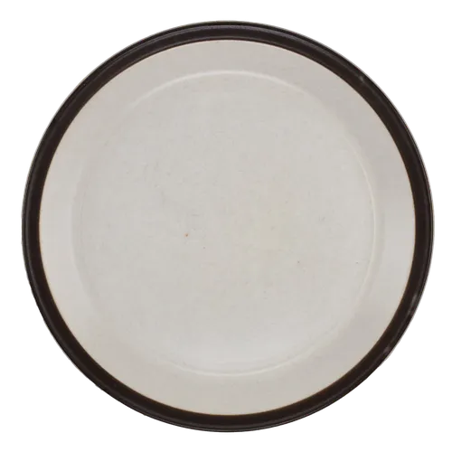 English Leather Stoneware Dinner Plate
