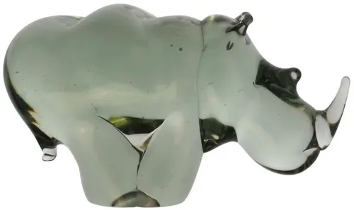 Blown Glass Rhinoceros 