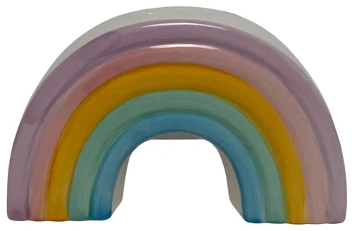 Pastel Rainbow Ceramic Bank