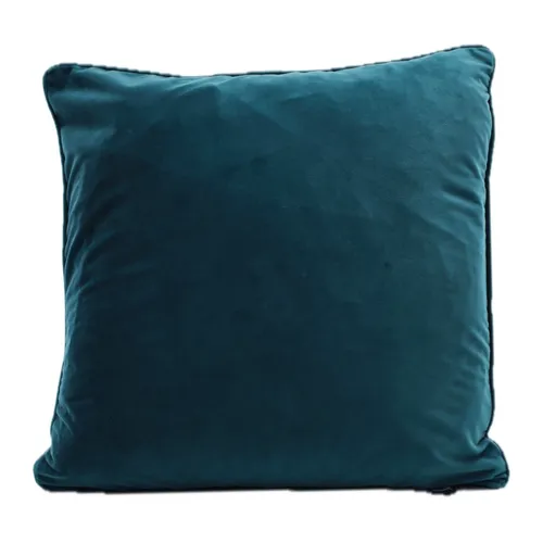 Phthalo Green Ultrasuede Throw Pillow
