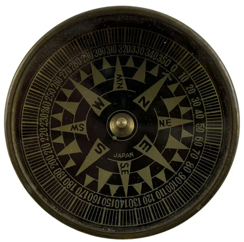 Vintage Brass Compass