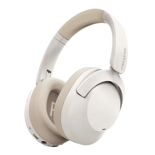 Cream Wireless Over Ear Headphones