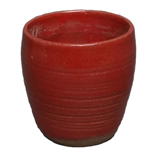 Burnt Red Ceramic Vase