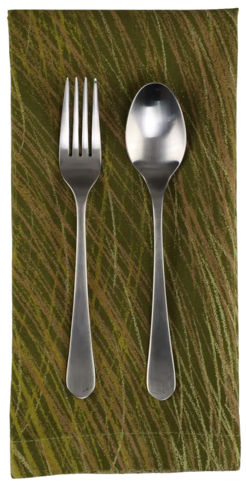 Abstract Green Grasses Napkin