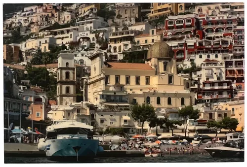 Positano Coast On Board With Epoxy Finish
