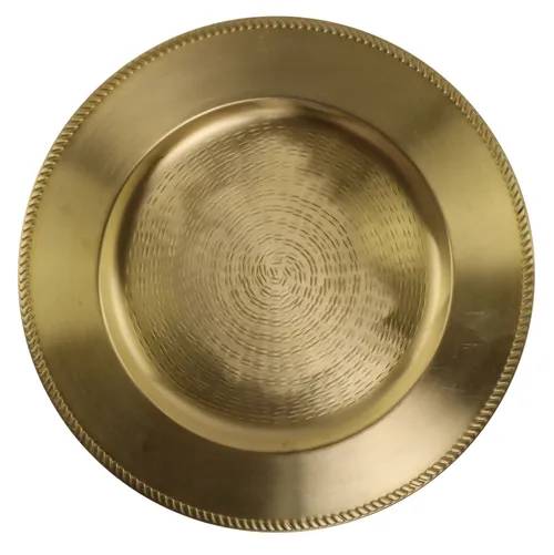 Gold Metal Charger Plate