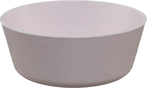 Light Pink Plastic Cereal Bowl