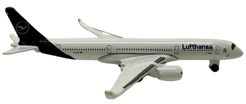 White & Blue Metal Airplane Model
