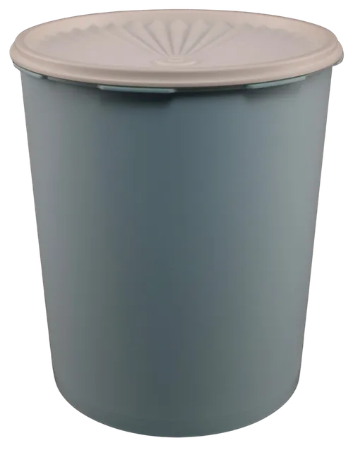 Light Blue Plastic Heritage Storage Container With Lid