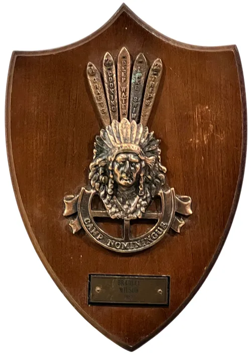 Wood Camp Wall Plaque Award