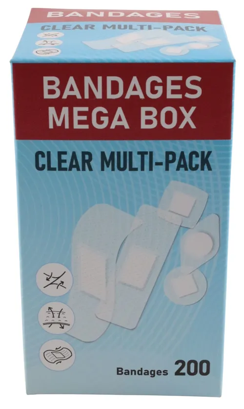 Generic Bandages Mega Box Clear Multi-Pack