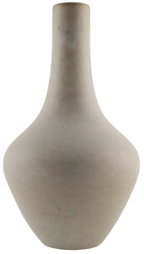 Neutral Glazed Ceramic Vase