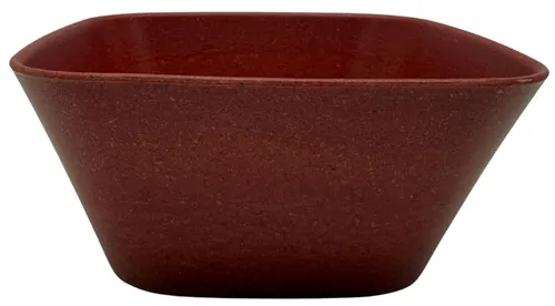 Red Bamboo Serving Bowl