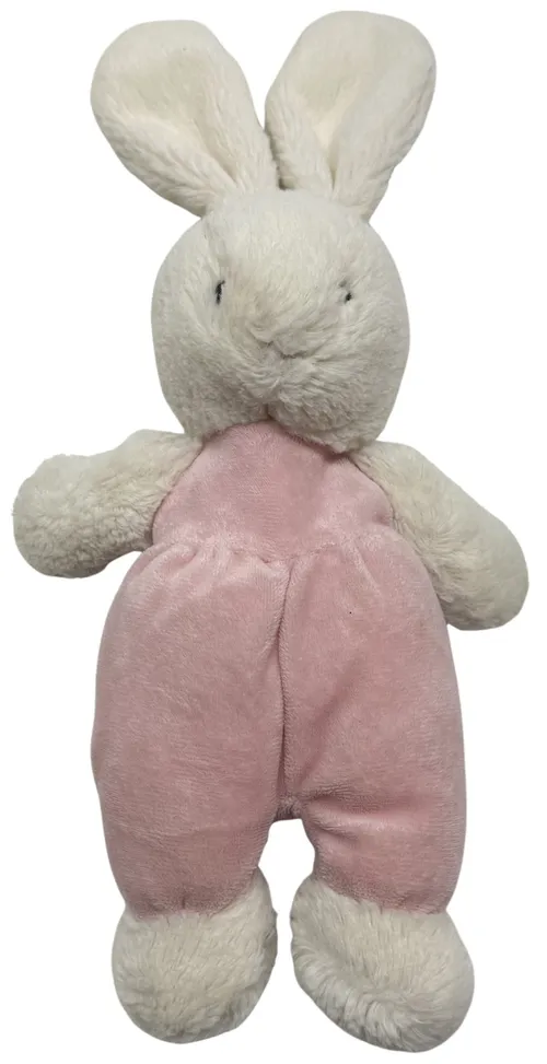 White Stuffed Bunny Rabbit With Pink Outfit