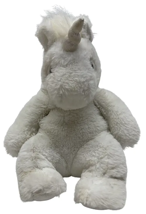 Solid White Stuffed Unicorn Plush