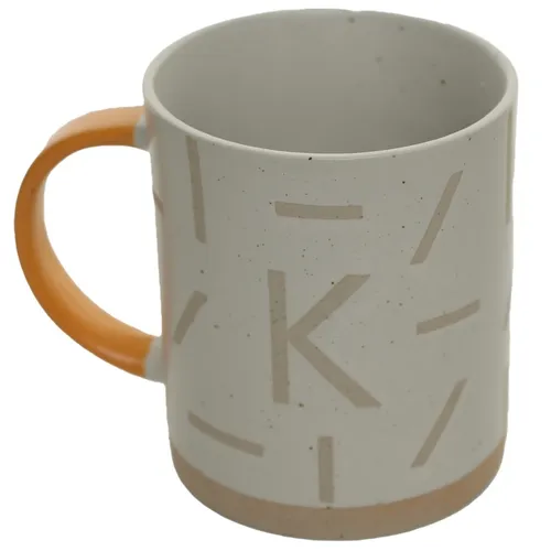 Stone Cream & Taupe K Mug