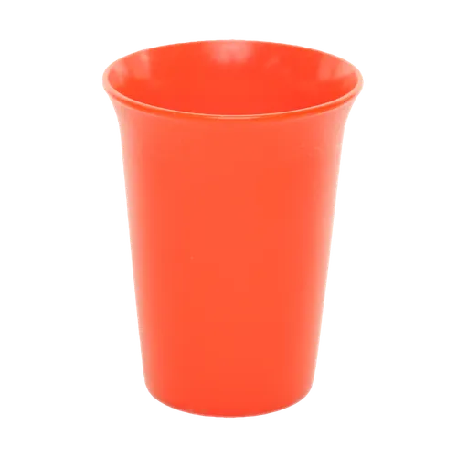 Orange Vintage Plastic Drinking Cup