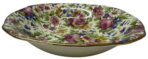 Summertime Floral Small Serving Bowl