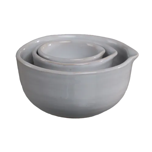Off White 3 Piece Measuring Cup Set