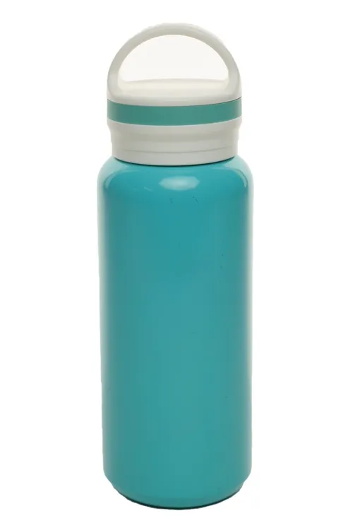 Verdigris Turquoise Blue Metal Water Bottle