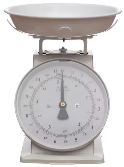 White Kitchen Scale