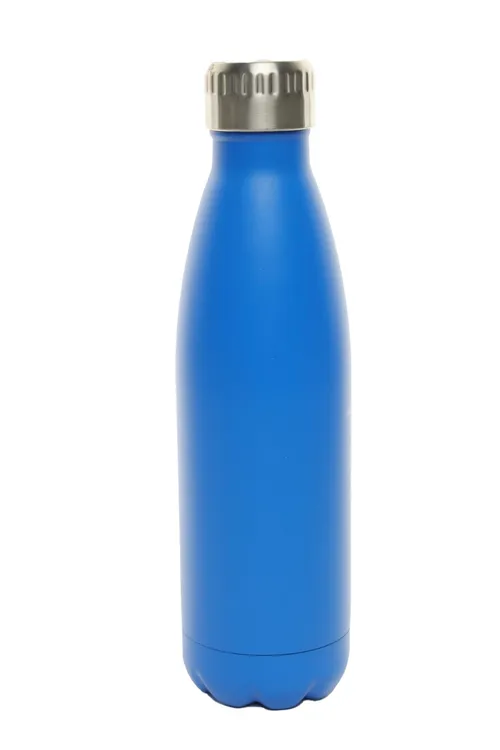 Cobalt Blue Metal Water Bottle