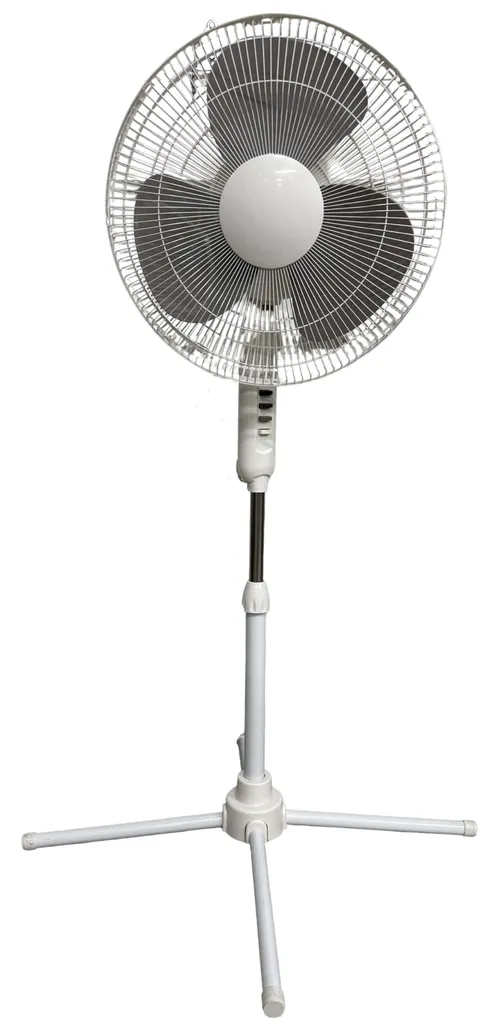 White Floor Standing Fan