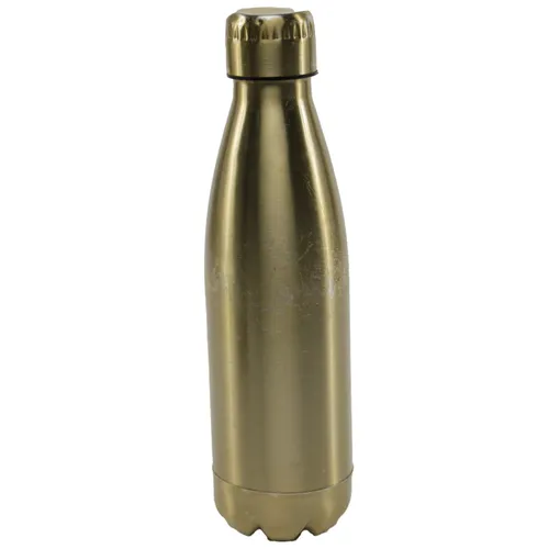 Matte Gold Metal Water Bottle